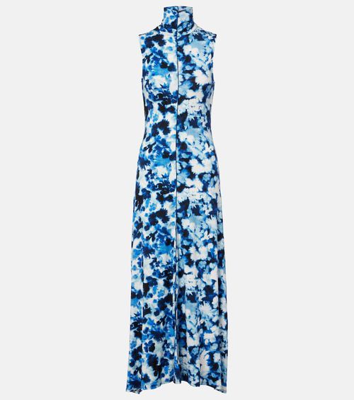 Valentina printed jersey maxi dress