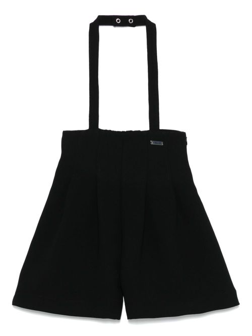 Logo-plaque shorts - Black