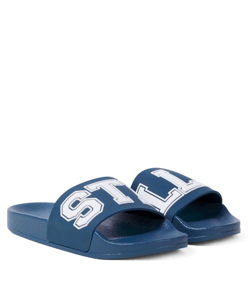 Stella McCartney Kids Faux leather slides