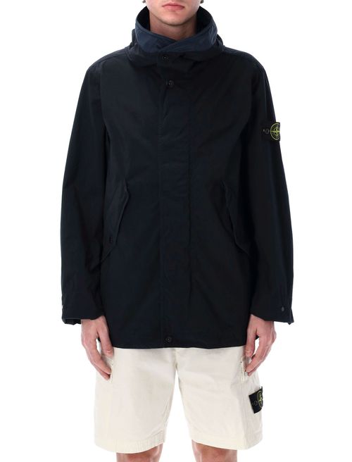 Blue Short Parka Jacket