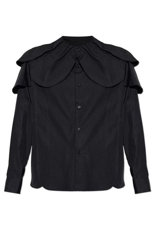 Comme des Garçons Noir Kei Ninomiya Decorative Collar Long Sleeved Shirt