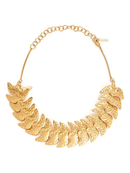 Dove choker necklace - Gold
