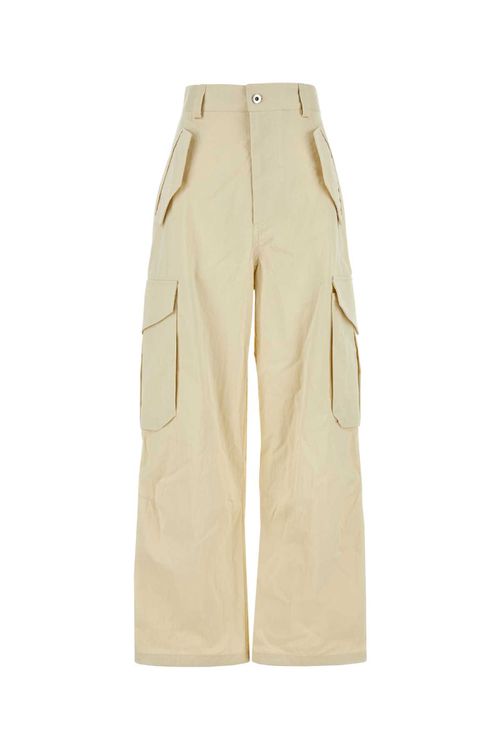 Sand Cotton Blend Cargo Pant