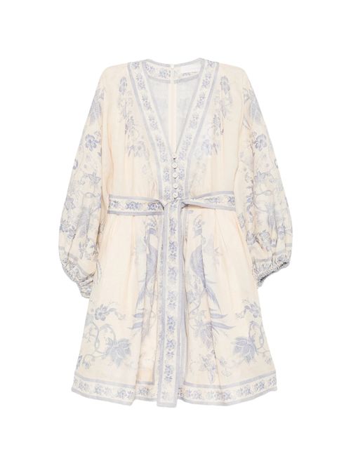 Indra Mini Dress — Cream