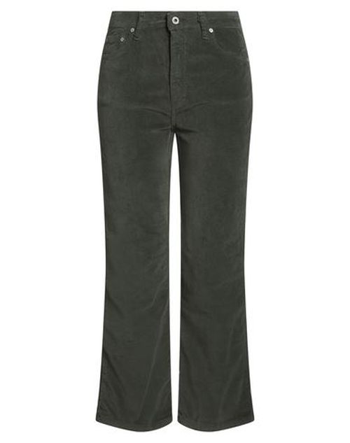 Woman Pants Military green Size M Cotton, Elastane