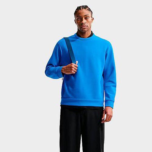 Men's 24.7 ImpossiblySoft Dri-FIT Crewneck Sweatshirt in Light Photo Blue/Black/Blue Spark