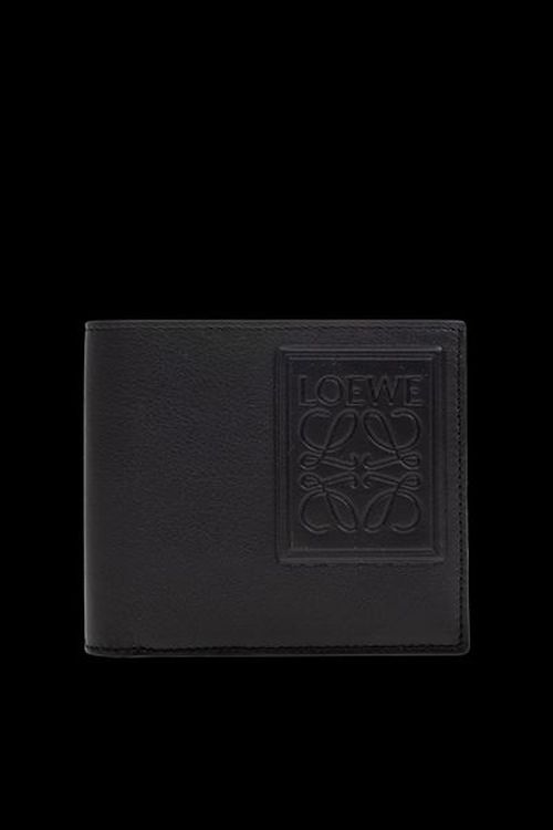 ロエベ×スナフジタ ロゴパッチ 二つ折り財布
