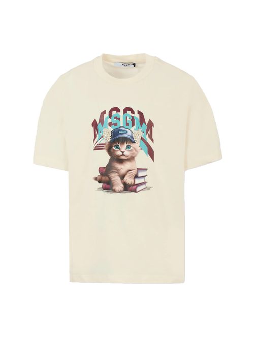 "kitty" logo t-shirt