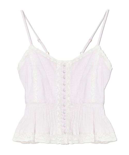 Aleni Lace Peplum Top