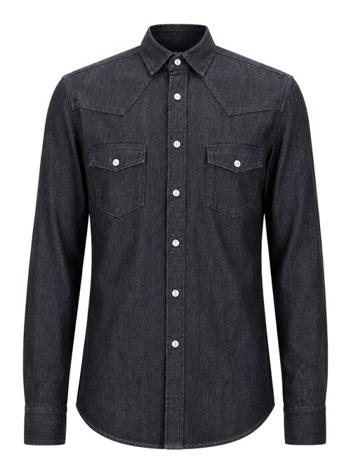 Camicia in denim di cotone