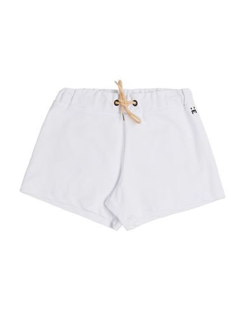 Kid Girl Shorts & Bermuda Shorts White Size 12 Cotton