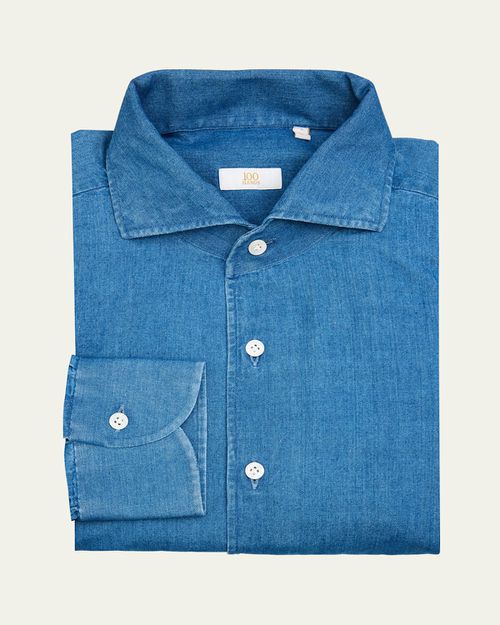 Men's Japanese Denim Sport Shirt
