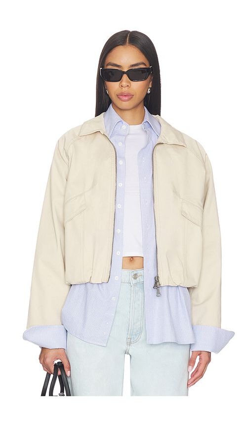 Joe's Jeans The Zip Bubble Jacket in Grey. - L also in M, S