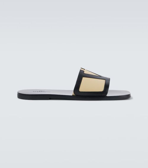 Valentino Garavani VLogo leather slides