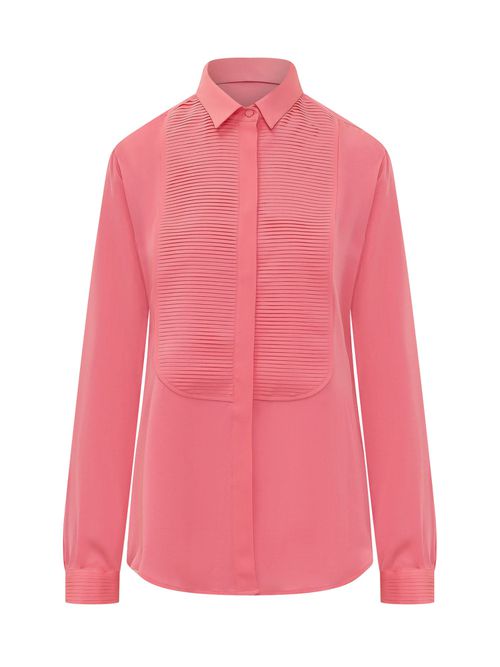 Silk Plissé Shirt