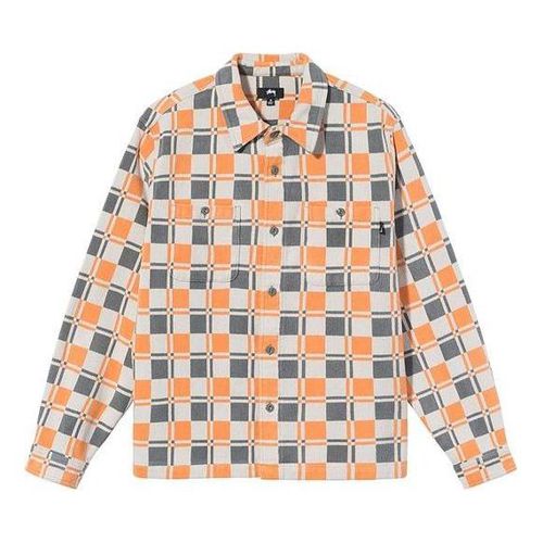 Brent Plaid L/S Shirt 'Tan'