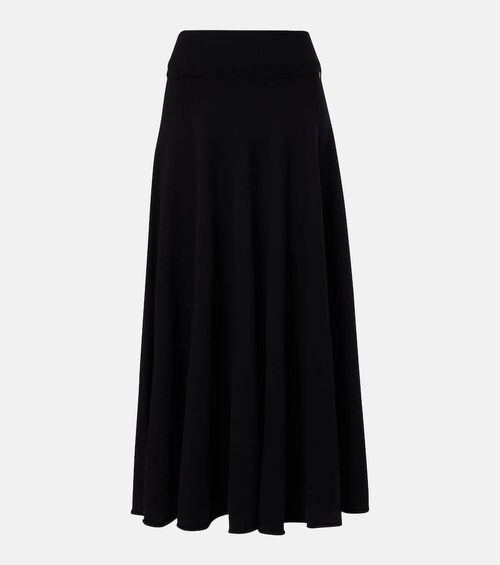N°313 Twirl cashmere-blend maxi skirt