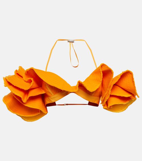 La Brassière Artichaut cotton crop top