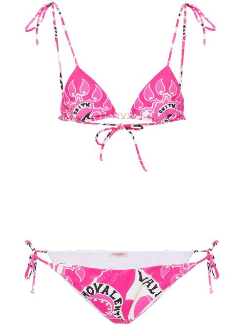 Archive Manifesto bikini set - Pink