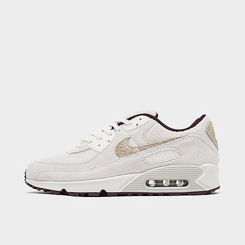 Men's Air Max 90 Premium SE Casual Shoes in White/Phantom