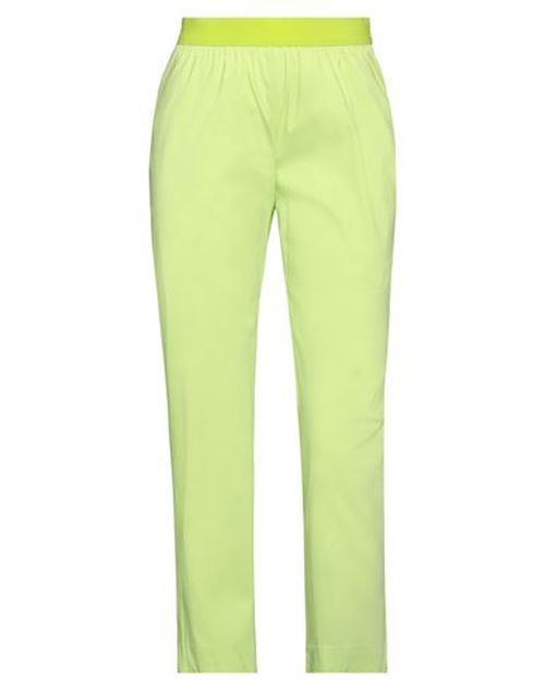 Liviana Conti Woman Pants Light green Size 4 Cotton, Polyamide, Elastane