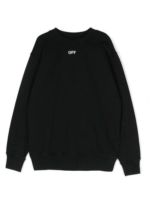 Arrows-print sweatshirt - Black