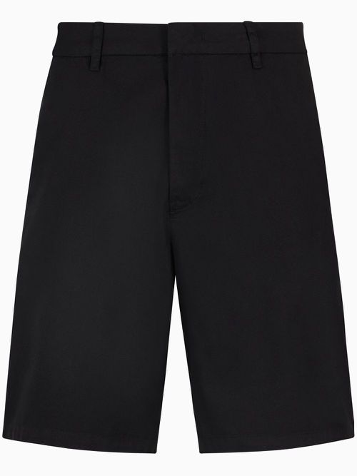 Armani Exchange cotton bermuda shorts - Black