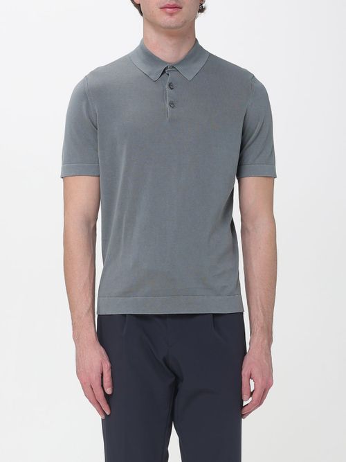 Polo Shirt Men color Lead
