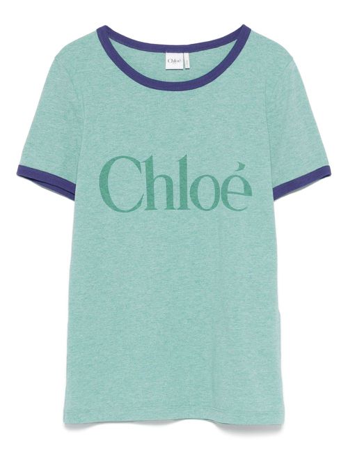 Logo-print T-shirt - Green