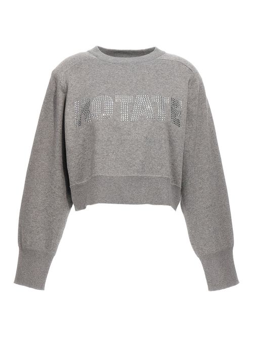 Firm knit cropped sweater