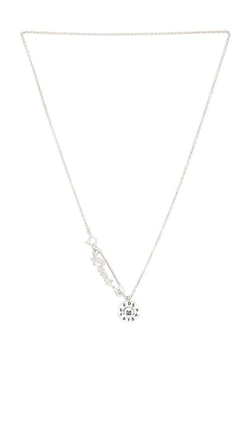 Deva States x MAPLE Necklace in Metallic Silver. 50. Also