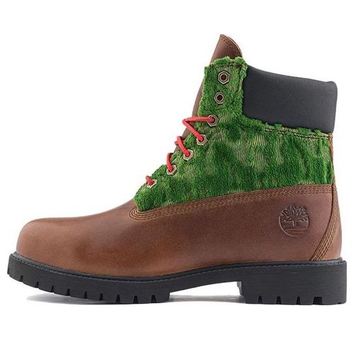Heritage Black Pioneers 6 Inch Waterproof Boots 'Medium Brown Full Grain'