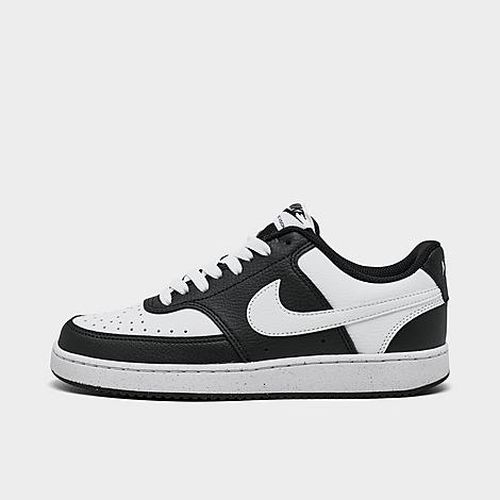 Women's Court Vision Low Next Nature Casual Shoes in Black/White