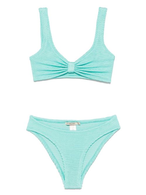 Seersucker bikini - Blue