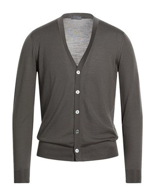 Modern Man Cardigan Charcoal Size 38 Super 140s Wool