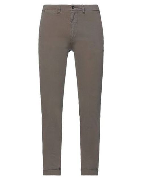 Man Pants Khaki Size 28 Cotton, Elastane