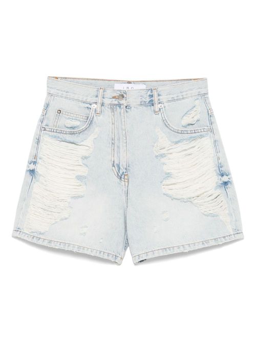 IRO ripped denim shorts - Blue