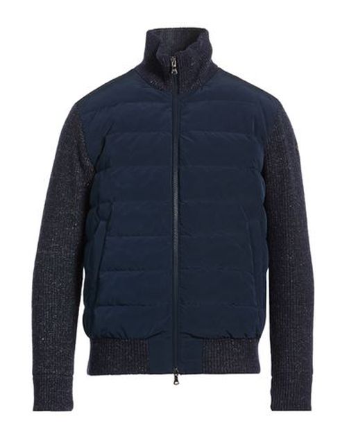 Man Puffer Navy Size L Polyester, Nylon, Virgin Wool