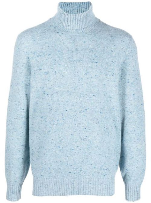 Roll-neck knit jumper