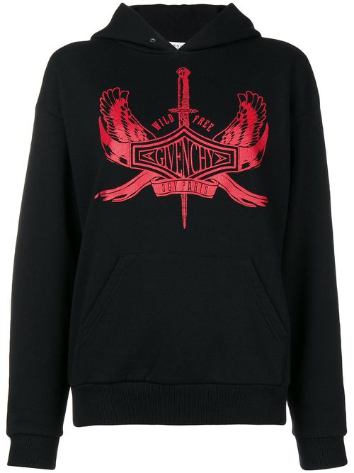 Hooded sweatshirt - Black