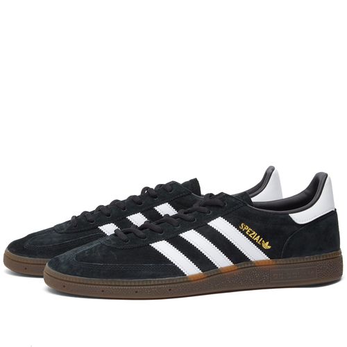 Handball Spezial Sneakers in Core Black/White/Gum, Size UK 7