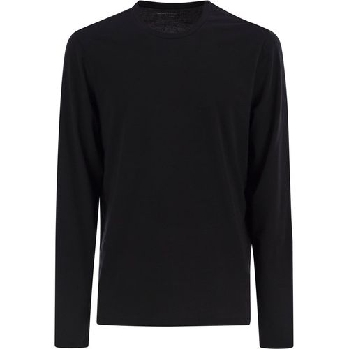 Majestic Long Sleeved Crew Neck T Shirt