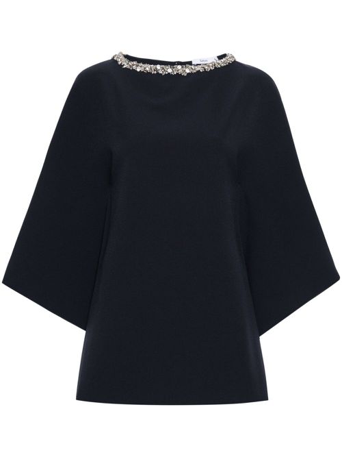 Arama crystal-embellished blouse - Blue