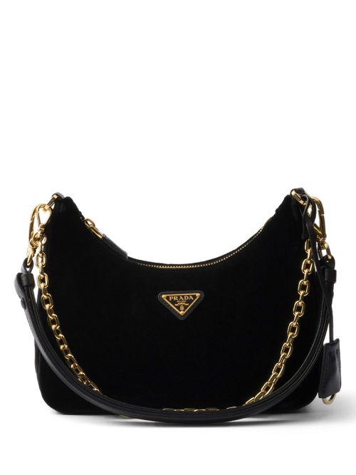 Re-Edition velvet mini-bag - Black