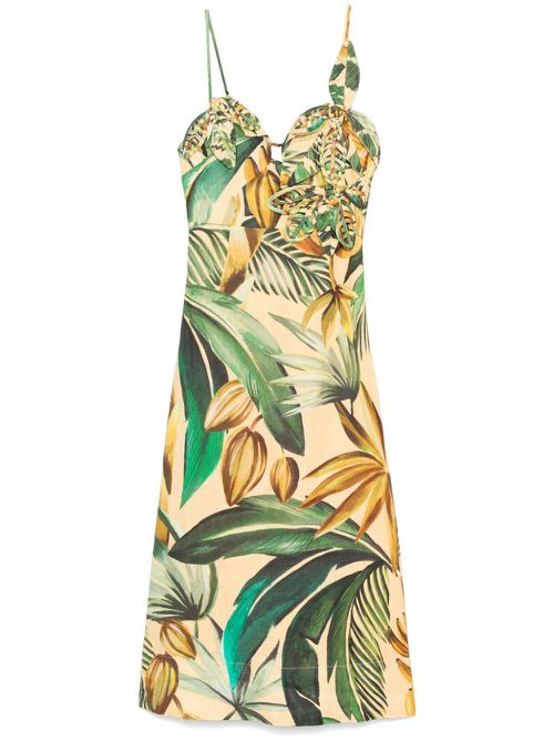 Bananart midi dress - Yellow