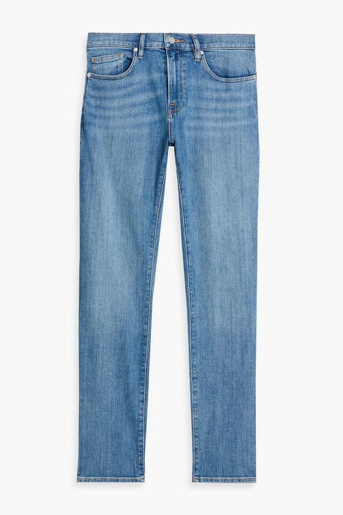 L'Homme slim-fit whiskered denim jeans - Blue - 31