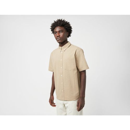 Nike Life Seersucker Short Sleeve Shirt - Beige
