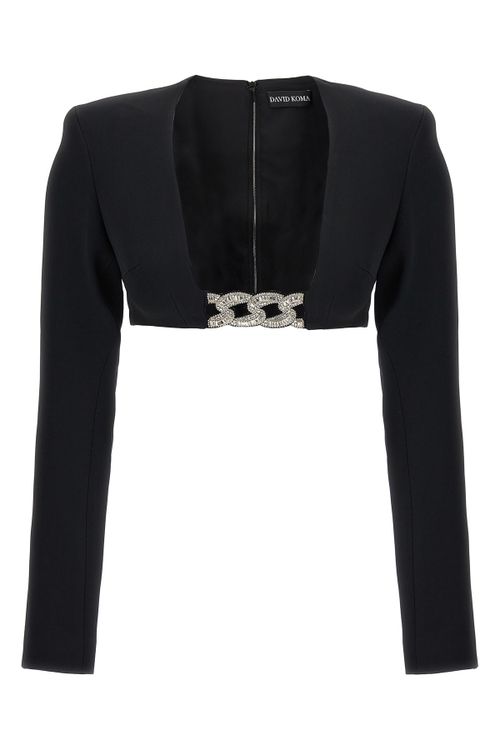 Top '3D Crystsal Chain And Square Neck'
