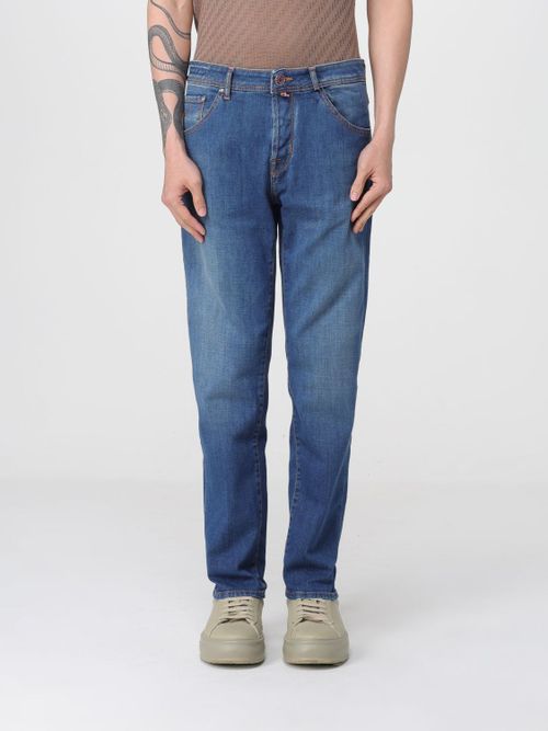 Jeans Men color Navy