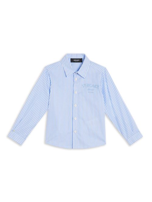 Striped cotton shirt - Blue